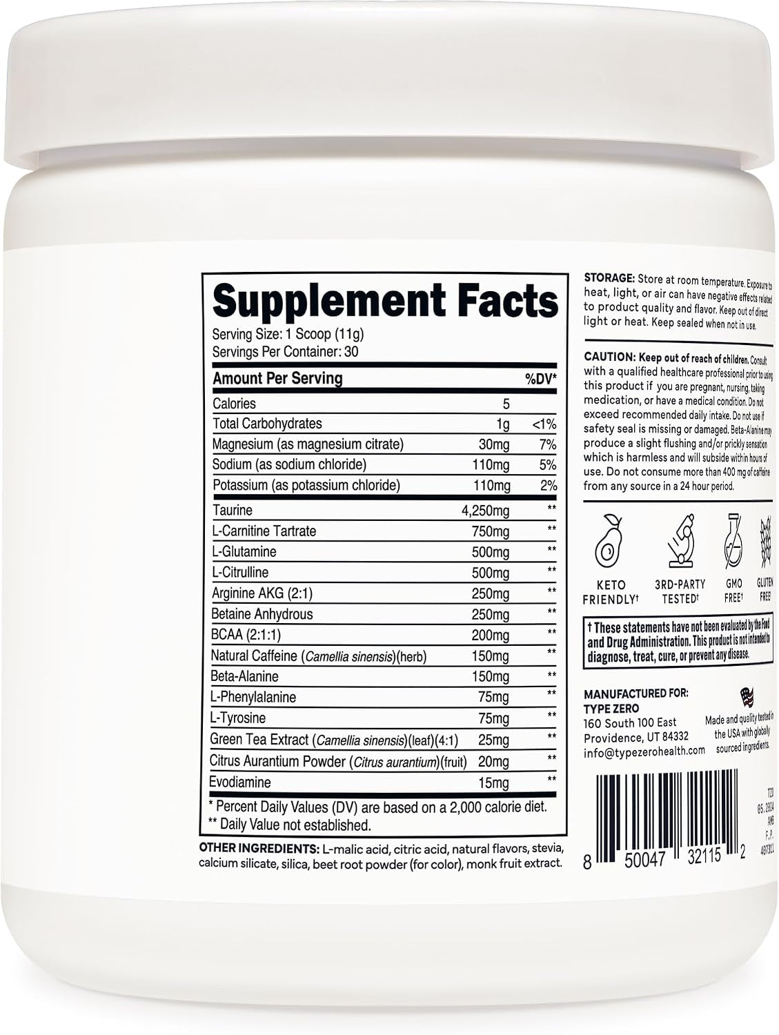 Aminoburn - Natural Pre Workout + BCAA (Tropical Punch | 30Serv) Sugar Free Bcaas Amino Acids Supplement Keto Preworkout, Amino Preworkout and Post Workout Drink