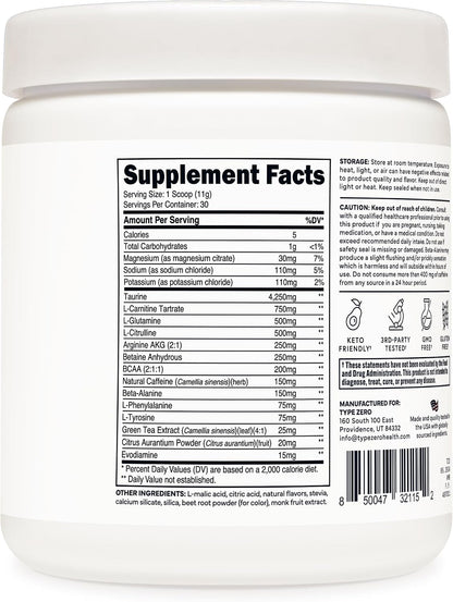Aminoburn - Natural Pre Workout + BCAA (Tropical Punch | 30Serv) Sugar Free Bcaas Amino Acids Supplement Keto Preworkout, Amino Preworkout and Post Workout Drink