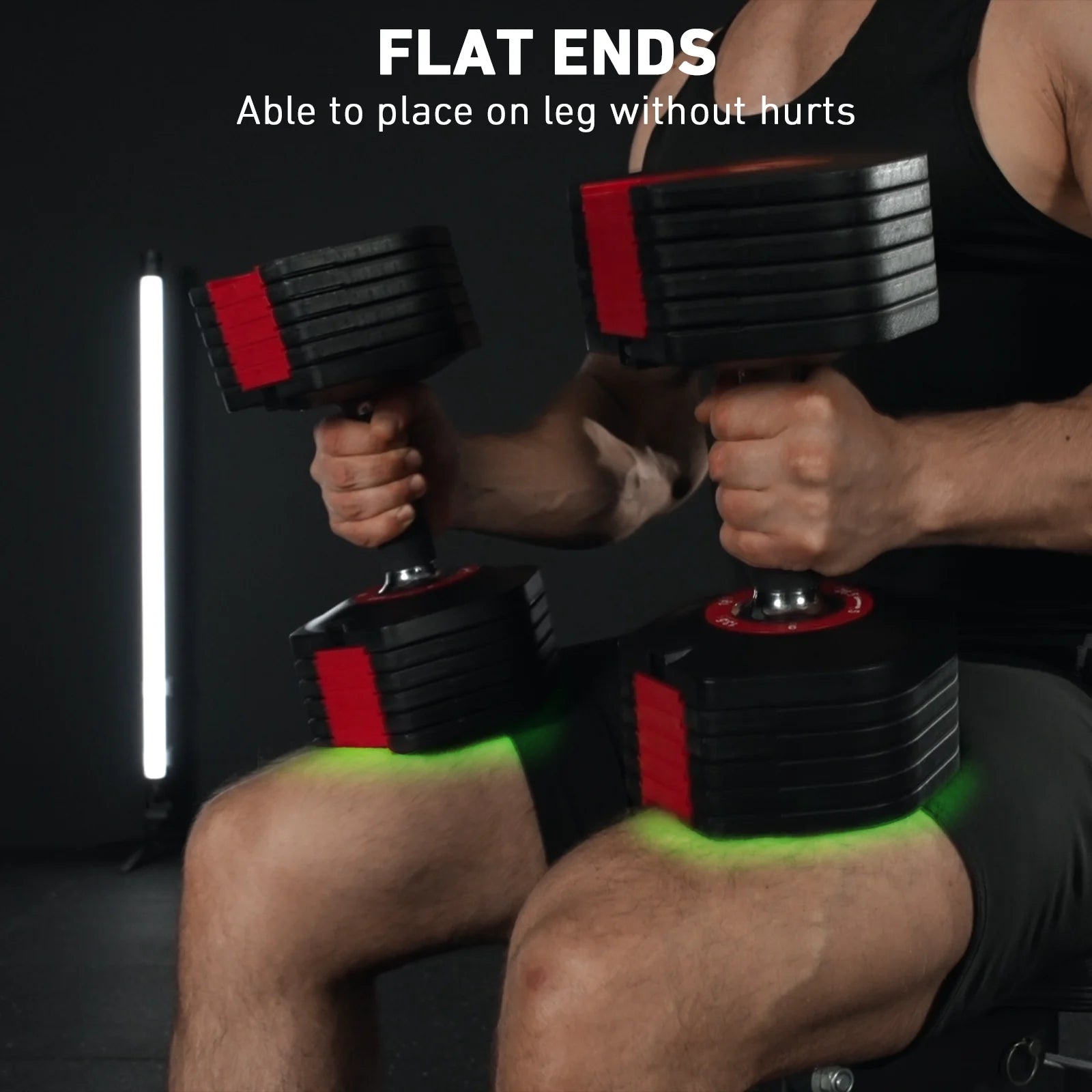 53LB(26.5LB*2) Adjustable Dumbbells Set of 2, 1-Sec Adjustable Weights Dumbbells Set, 5LB - 26.5LB 6 in 1 Free Dumbbell with Anti-Slip Texture Handle, Weight Set for Home Gym