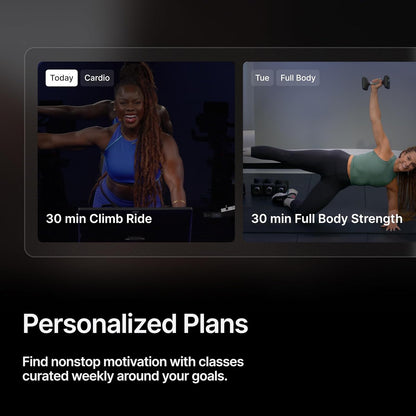 Peloton Exercise Cross Training Bikes, Indoor Stationary Spin Bikes for Home Workouts, Space-Friendly Exercise Equipment for Cardio and Strength Workout & Indoor Cycling