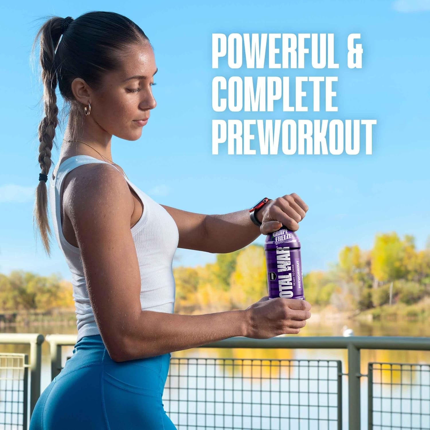Total War Ready to Drink Pre Workout | Vice City | 365Mg Caffeine + Citrulline Malate + Beta Alanine | Zero Sugar (12 Pack)