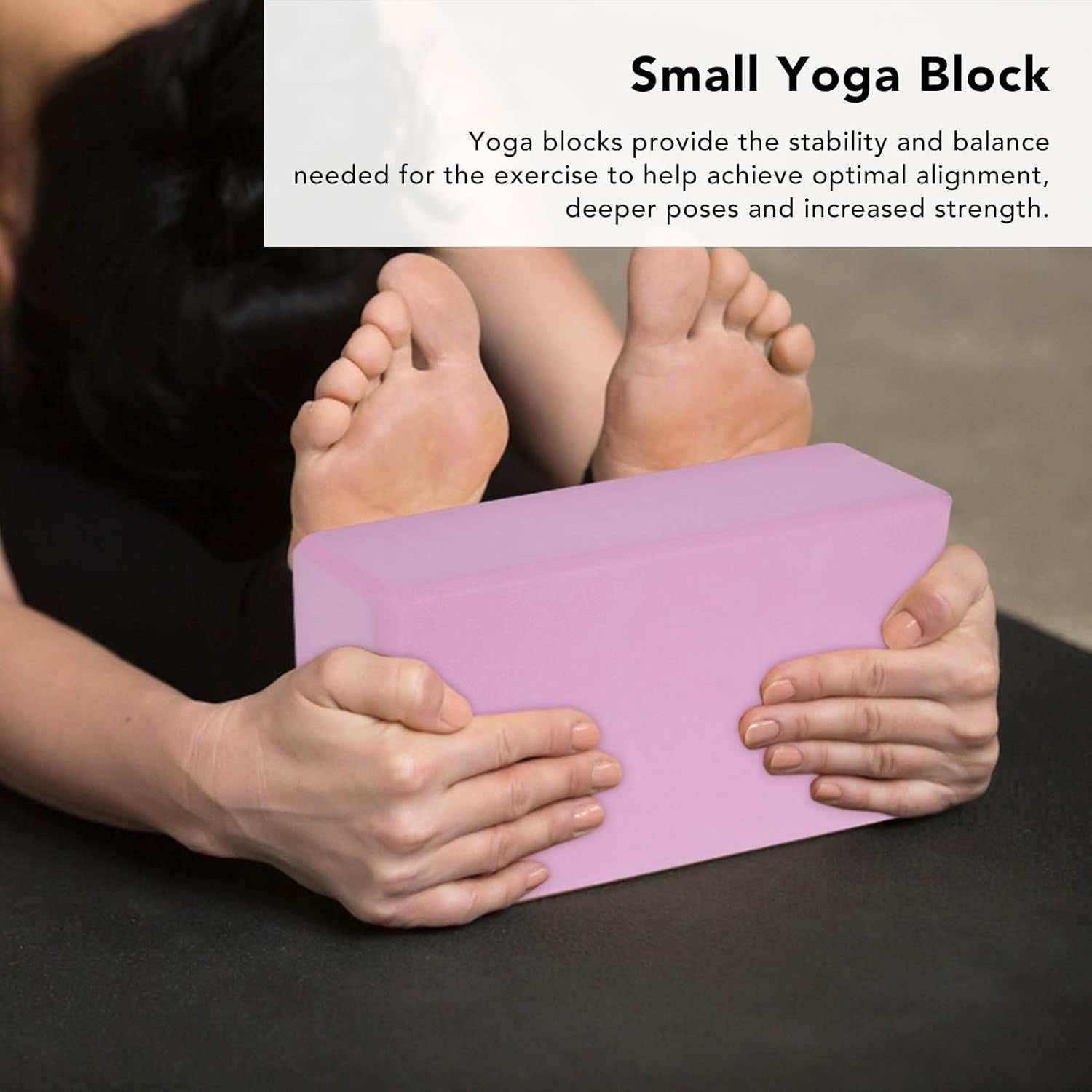 Yoga Blocks, 2Pcs EVA Foam Yoga Blocks for Yoga,Pilates or Meditation, Briefs