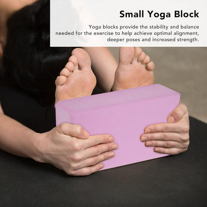 Yoga Blocks, 2Pcs EVA Foam Yoga Blocks for Yoga,Pilates or Meditation, Briefs