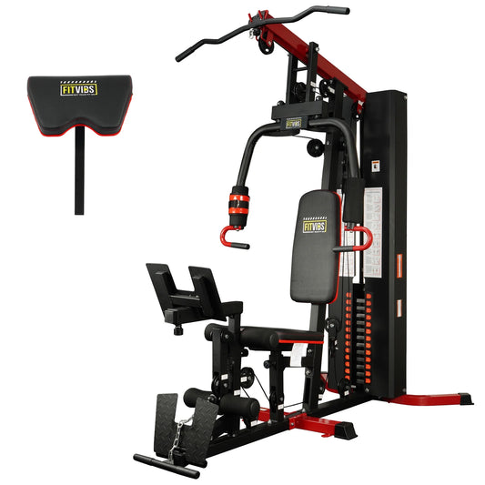 LX770 Multifunctional Full Home Gym System Workout Station with 160 Lbs Weight Stack, One Station with Leg Training Pedal, Comes with Installation Instruction Video, Ships in 6 Boxes