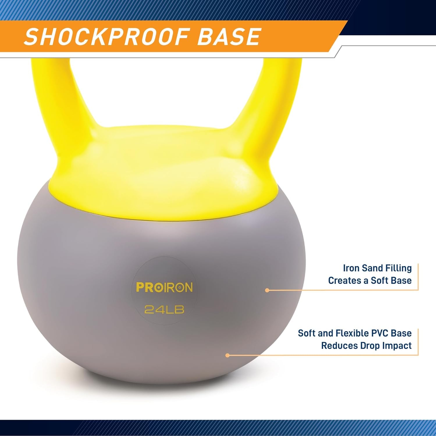 Soft Kettlebell 8Lb, 16Lb, 24Lb, 32Lb Kettlebells with Iron Sand, Non-Slip Handle, Kettle Weights for Fitness, Exercise, Workout, Home Gym, Strength Training, Bodybuilding Weightlifting