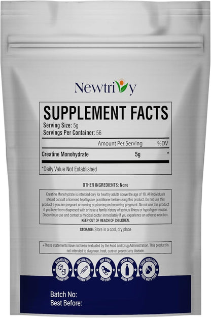 Creatine Monohydrate,Micronized, Pure,Unflavored,280G (9.8Oz)
