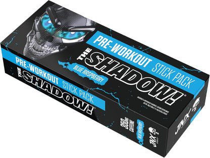 the Shadow! High Stim Preworkout – Pre Workout Powder for Men & Women, High Caffeine Pre Workout for Energy, Mental Focus & Strength, Blue Raspberry, 5 Servings
