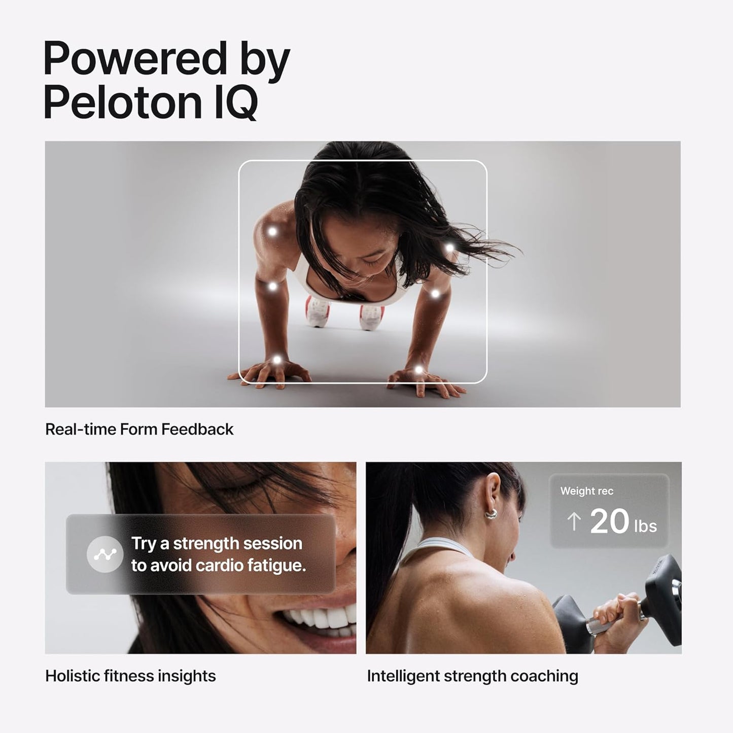 Peloton Exercise Cross Training Bikes, Indoor Stationary Spin Bikes for Home Workouts, Space-Friendly Exercise Equipment for Cardio and Strength Workout & Indoor Cycling