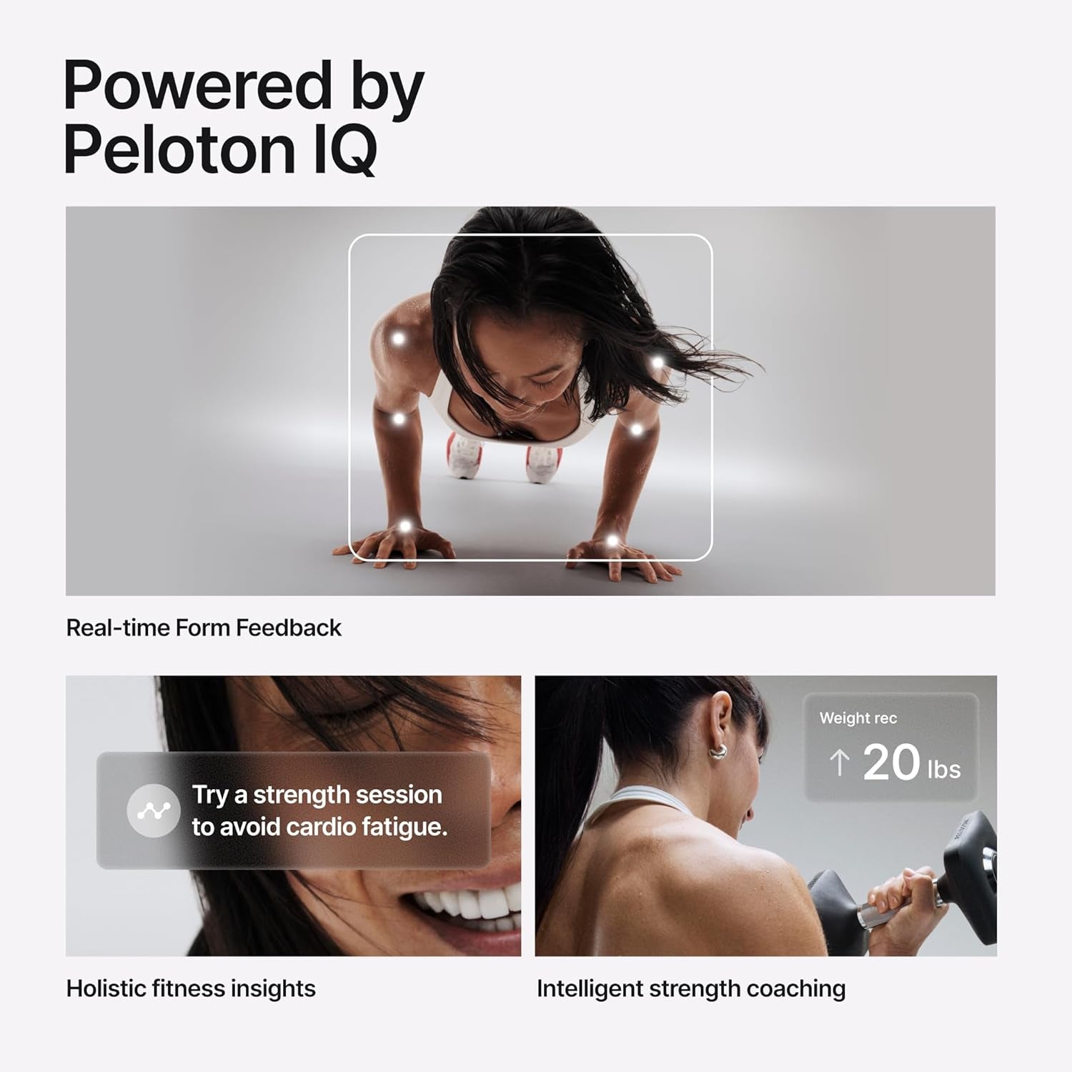 Peloton Exercise Cross Training Bikes, Indoor Stationary Spin Bikes for Home Workouts, Space-Friendly Exercise Equipment for Cardio and Strength Workout & Indoor Cycling
