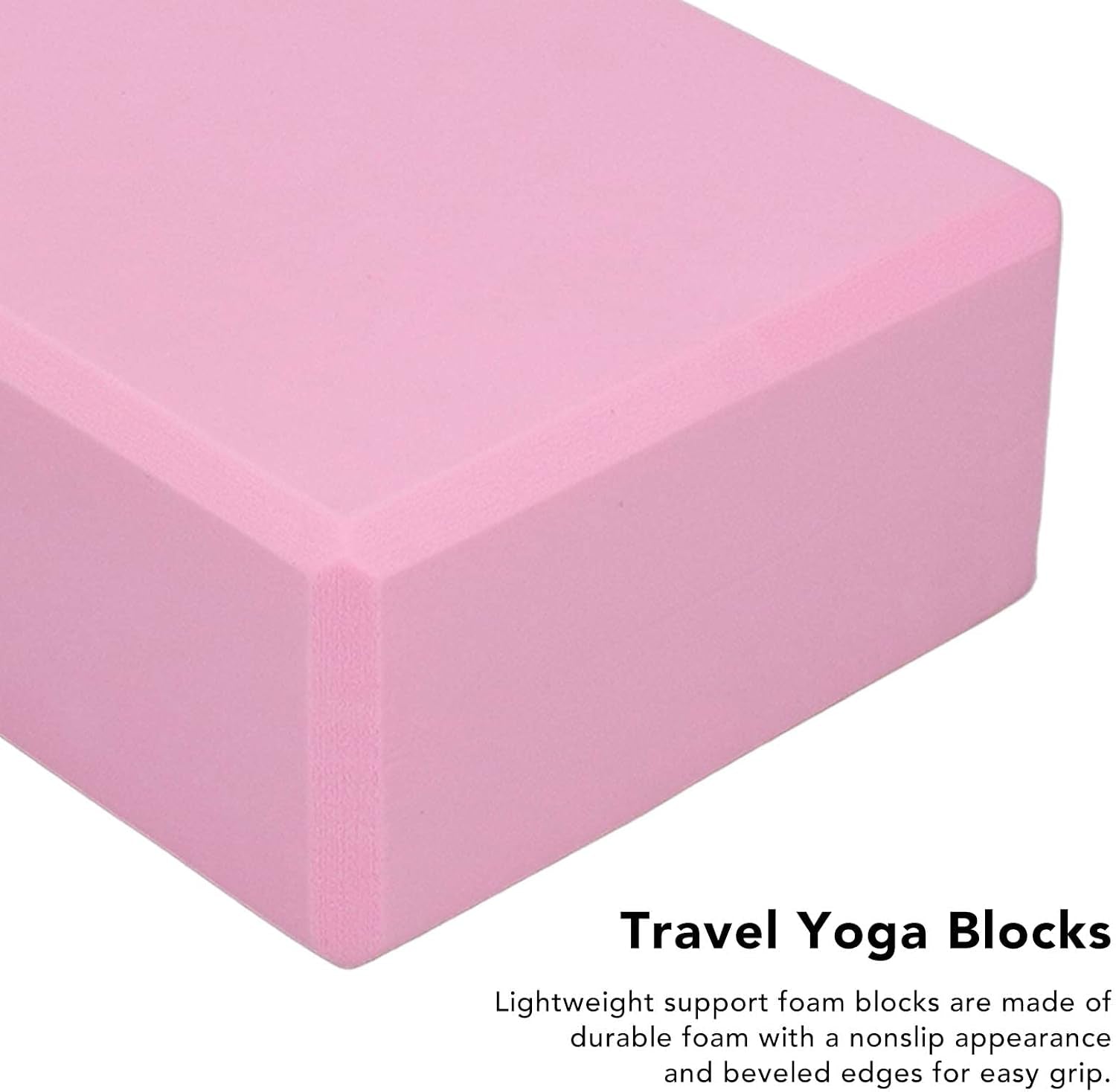Yoga Blocks, 2Pcs EVA Foam Yoga Blocks for Yoga,Pilates or Meditation, Briefs