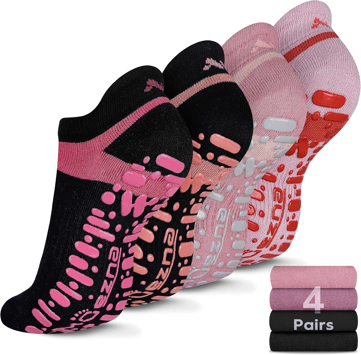 Step with Confidence: Non-Slip Yoga Socks for Women - Perfect for Pilates, Barre, and More (Sizes 5-10)