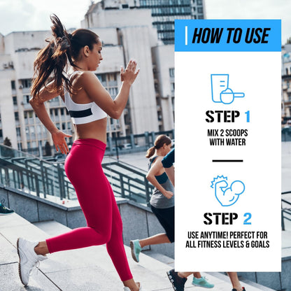 EVL Bcaas Amino Acids Powder - BCAA Energy Pre Workout Powder for Muscle Recovery Lean Growth and Endurance - Rehydrating Post Workout Recovery Drink with Natural Caffeine - Blue Raz