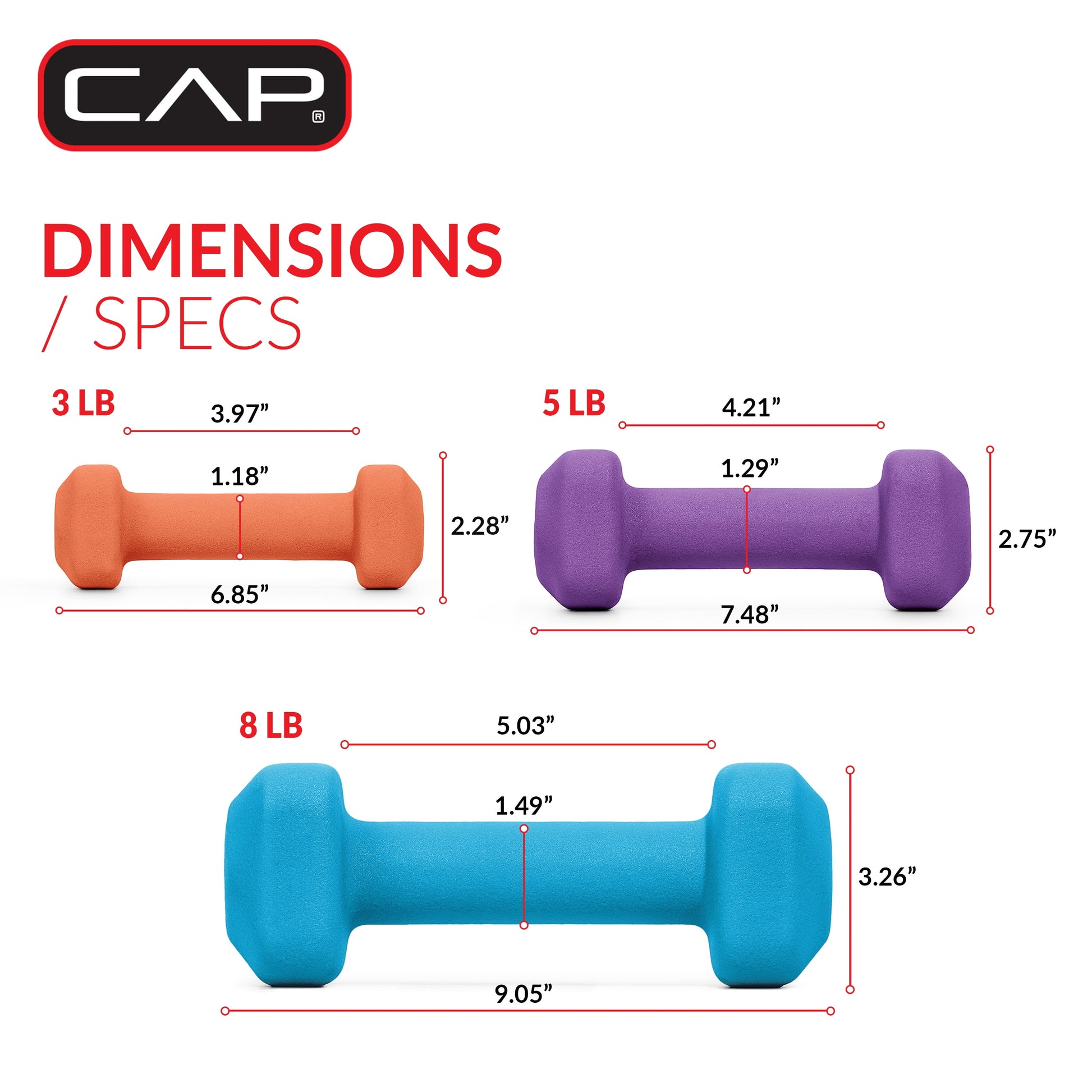 32 Lb Neoprene Zen Dumbbell Set with Rack