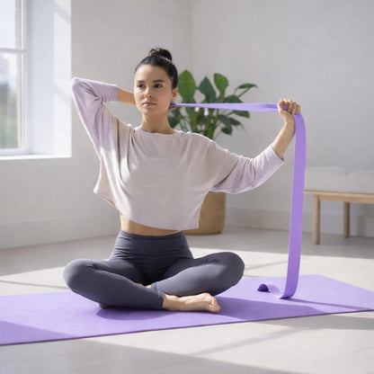Yoga Kit, 7-Piece Yoga Mat Set for Home Workouts, Thick Yoga Mat, Yoga Blocks, Strap, Yoga Towels & Carrying Bag, Exercise Mat with Yoga Equipment for Women & Men, Enhance Yoga Practice