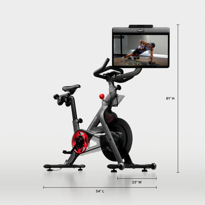 Peloton Exercise Cross Training Bikes, Indoor Stationary Spin Bikes for Home Workouts, Space-Friendly Exercise Equipment for Cardio and Strength Workout & Indoor Cycling