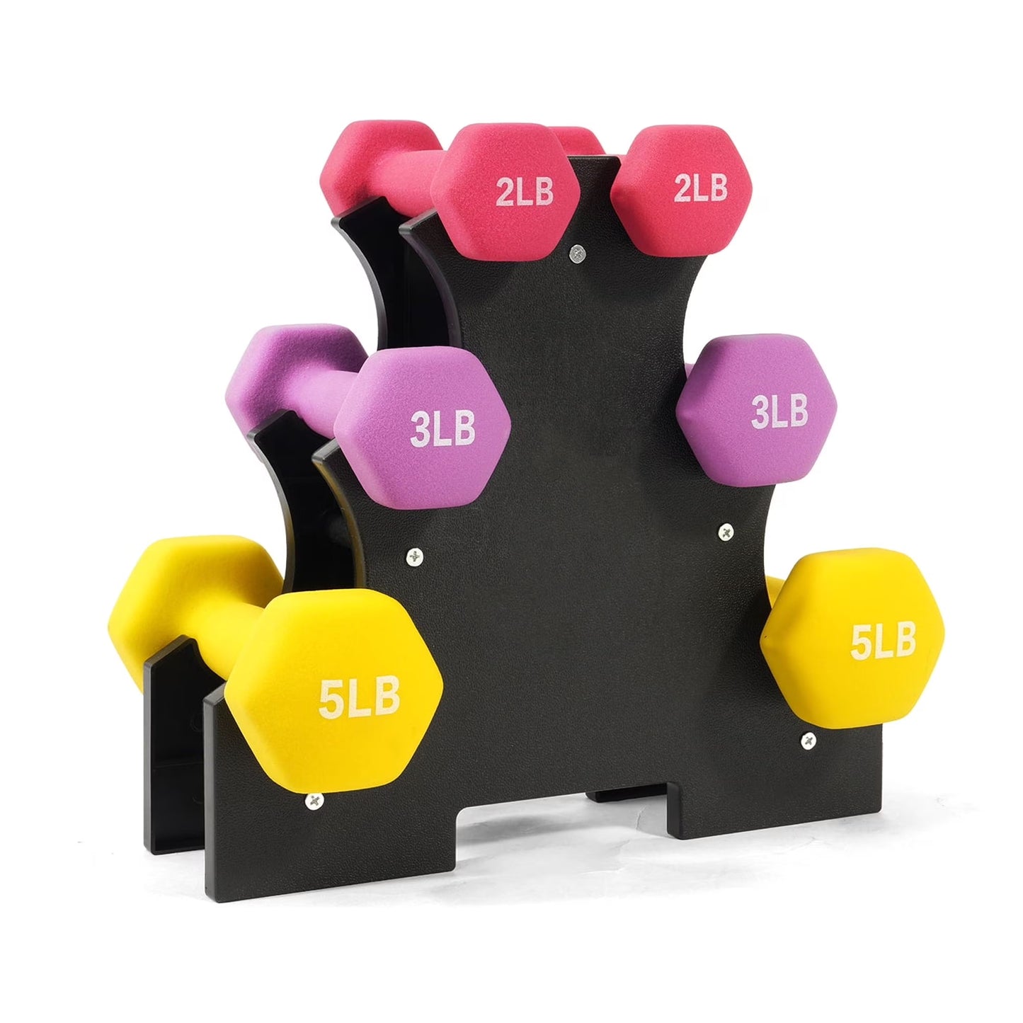 Dumbbell Set with Stand (2Lbs, 3Lbs, 5Lbs Set)