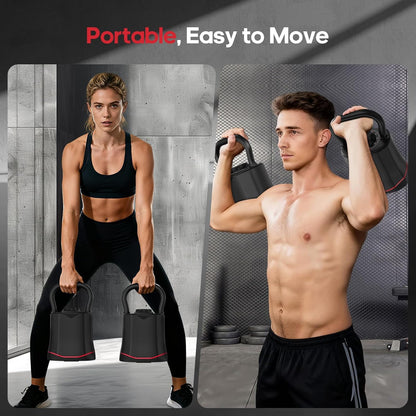 Adjustable Kettlebell, 6-In-1 Quick-Switch Kettlebell Sets (6.5-40 LBS) with Two-Way Rotation, Space Saving Kettlebells Adjustable Weight for Full Body Workouts at Home Gym