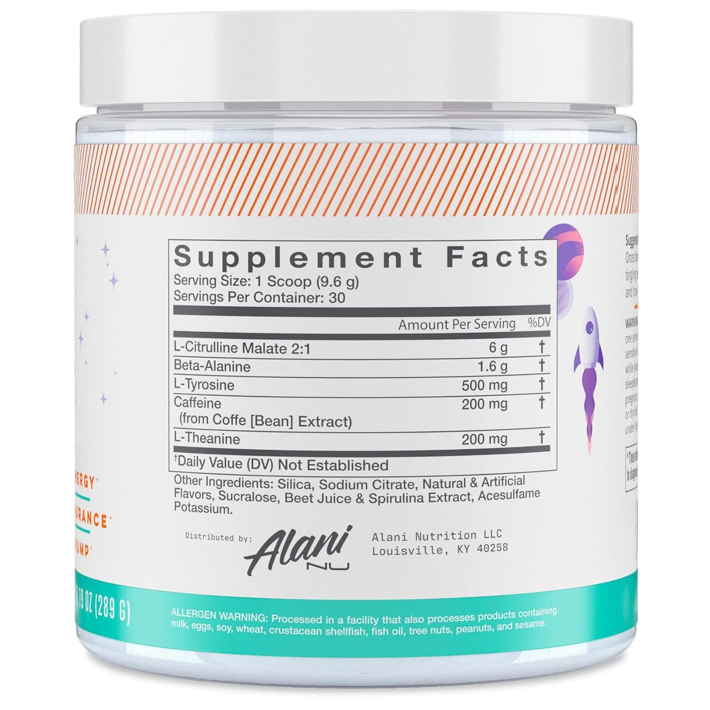 Pre Workout Powder GLAXAY Lemonade, Amino Energy Boost, Endurance Supplement, Sugar Free, 200Mg Caffeine, L-Theanine, Beta-Alanine, L-Citrulline, 30 Servings