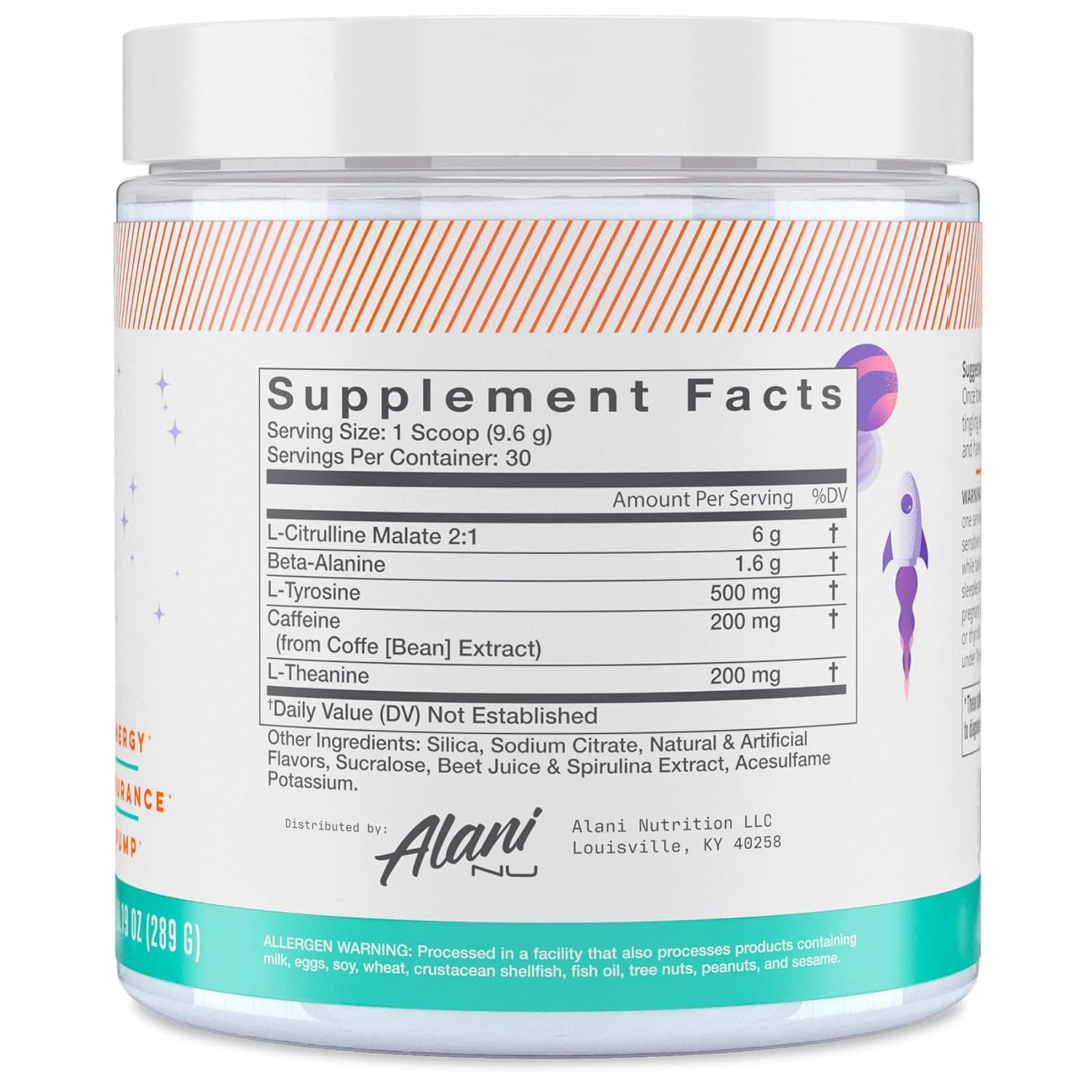 Pre Workout Powder GLAXAY Lemonade, Amino Energy Boost, Endurance Supplement, Sugar Free, 200Mg Caffeine, L-Theanine, Beta-Alanine, L-Citrulline, 30 Servings