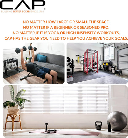 Cap Dumbbell Rack for Home Gym, Space-Saving Free Weight Rack, Compact Weight Storage Rack for Hex Dumbbells, 3-Tier & 5-Tier Options, 80-200Lb Capacity