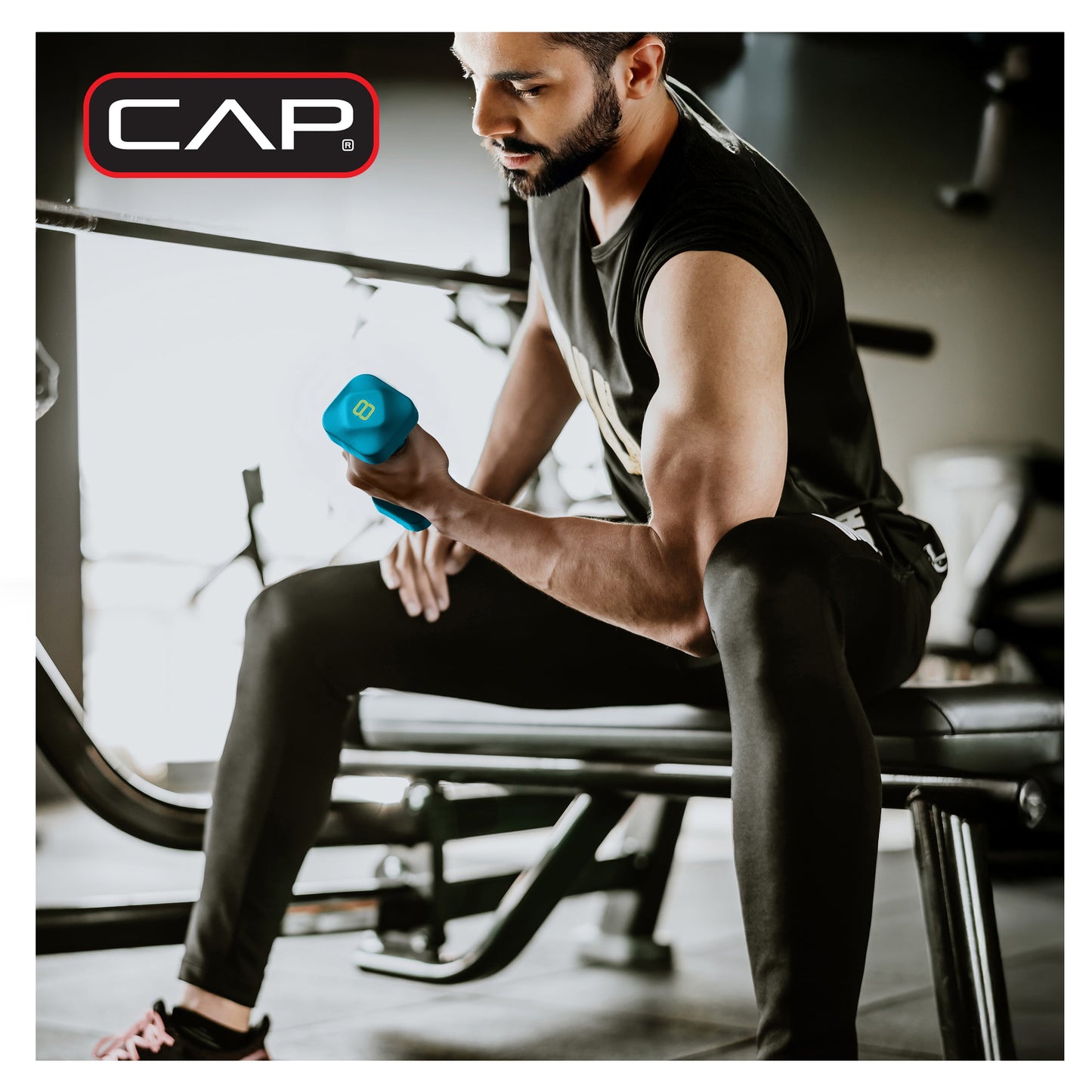 32 Lb Neoprene Zen Dumbbell Set with Rack