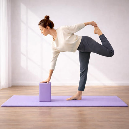 Yoga Kit, 7-Piece Yoga Mat Set for Home Workouts, Thick Yoga Mat, Yoga Blocks, Strap, Yoga Towels & Carrying Bag, Exercise Mat with Yoga Equipment for Women & Men, Enhance Yoga Practice