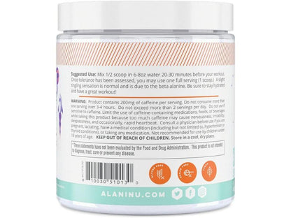 Pre Workout Powder GLAXAY Lemonade, Amino Energy Boost, Endurance Supplement, Sugar Free, 200Mg Caffeine, L-Theanine, Beta-Alanine, L-Citrulline, 30 Servings